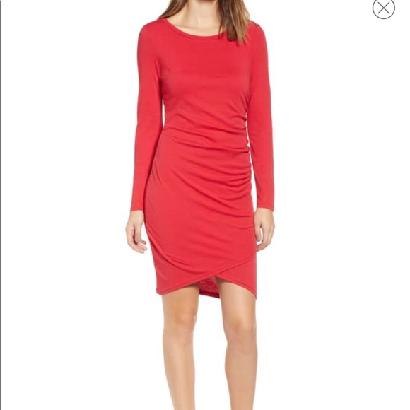 Nordstrom Dresses & Skirts - Nordstrom Ruched Long Sleeve Dress